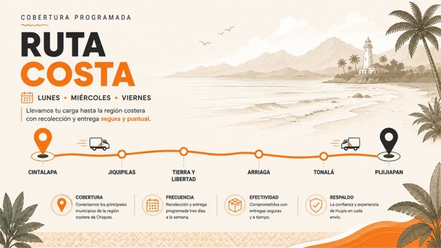 Huipix Envíos Ruta Costa