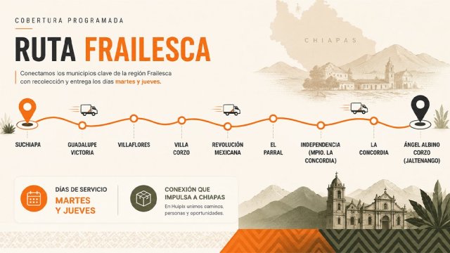 Huipix Envíos Ruta Frailesca